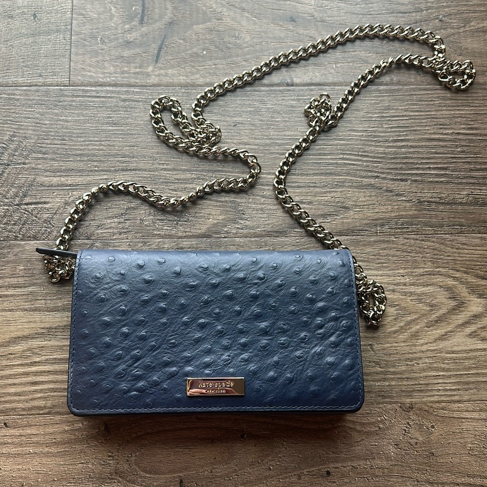 Kate Spade Alexander Avenue Isabeli (dark blue with gold chain)